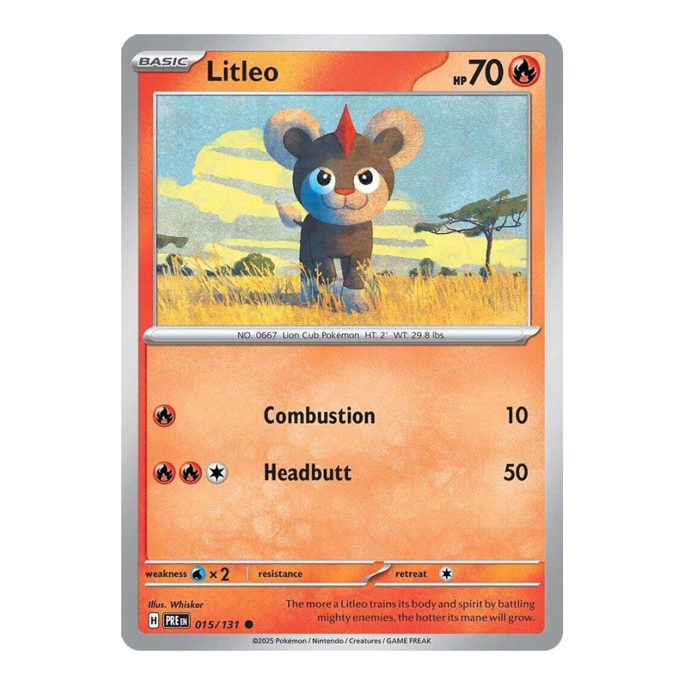 SV: Prismatic Evolutions (PRE) - Litleo (#015/131) (Near Mint)