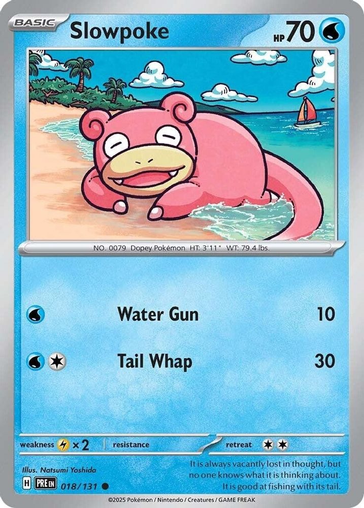 SV: Prismatic Evolutions (PRE) - Slowpoke (#018/131, Common) ()
