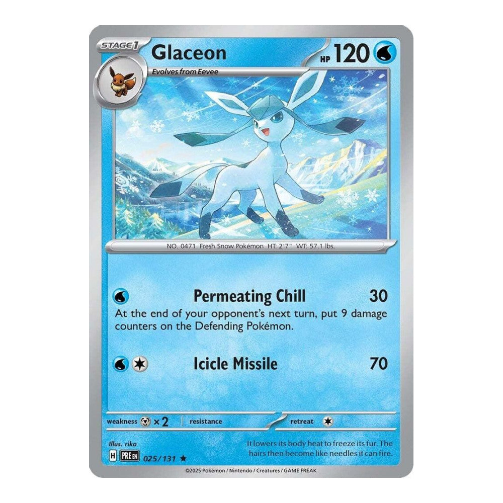 SV: Prismatic Evolutions (PRE) - Glaceon (#025/131)