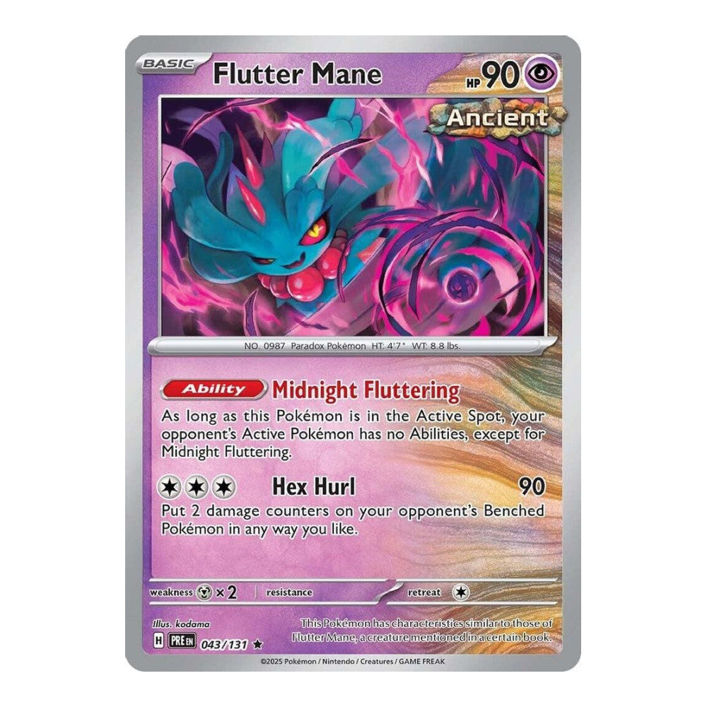 SV: Prismatic Evolutions (PRE) - Flutter Mane (#043/131) (Near Mint)