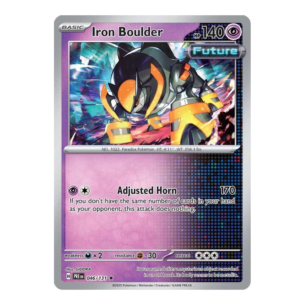 SV: Prismatic Evolutions (PRE) - Iron Boulder (#046/131) (Near Mint)