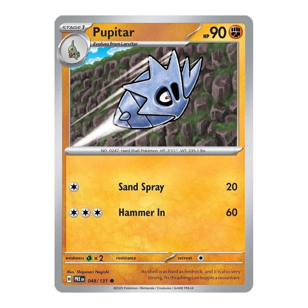 SV: Prismatic Evolutions (PRE) - Pupitar (#048/131) (Near Mint)