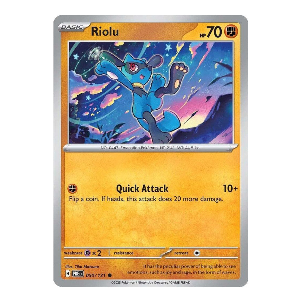 SV: Prismatic Evolutions (PRE) - Riolu (#050/131) (Near Mint)