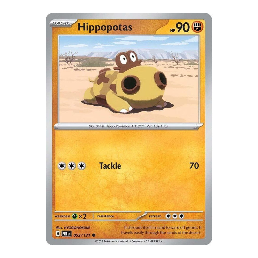 SV: Prismatic Evolutions (PRE) - Hippopotas (#052/131) (Near Mint)