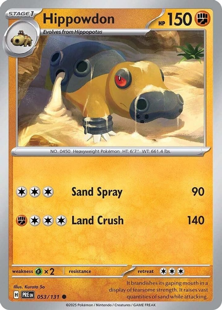 SV: Prismatic Evolutions (PRE) - Hippowdon (#053/131, Common) ()