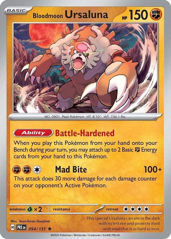 SV: Prismatic Evolutions (PRE) - Bloodmoon Ursaluna (#054/131, Rare) ()
