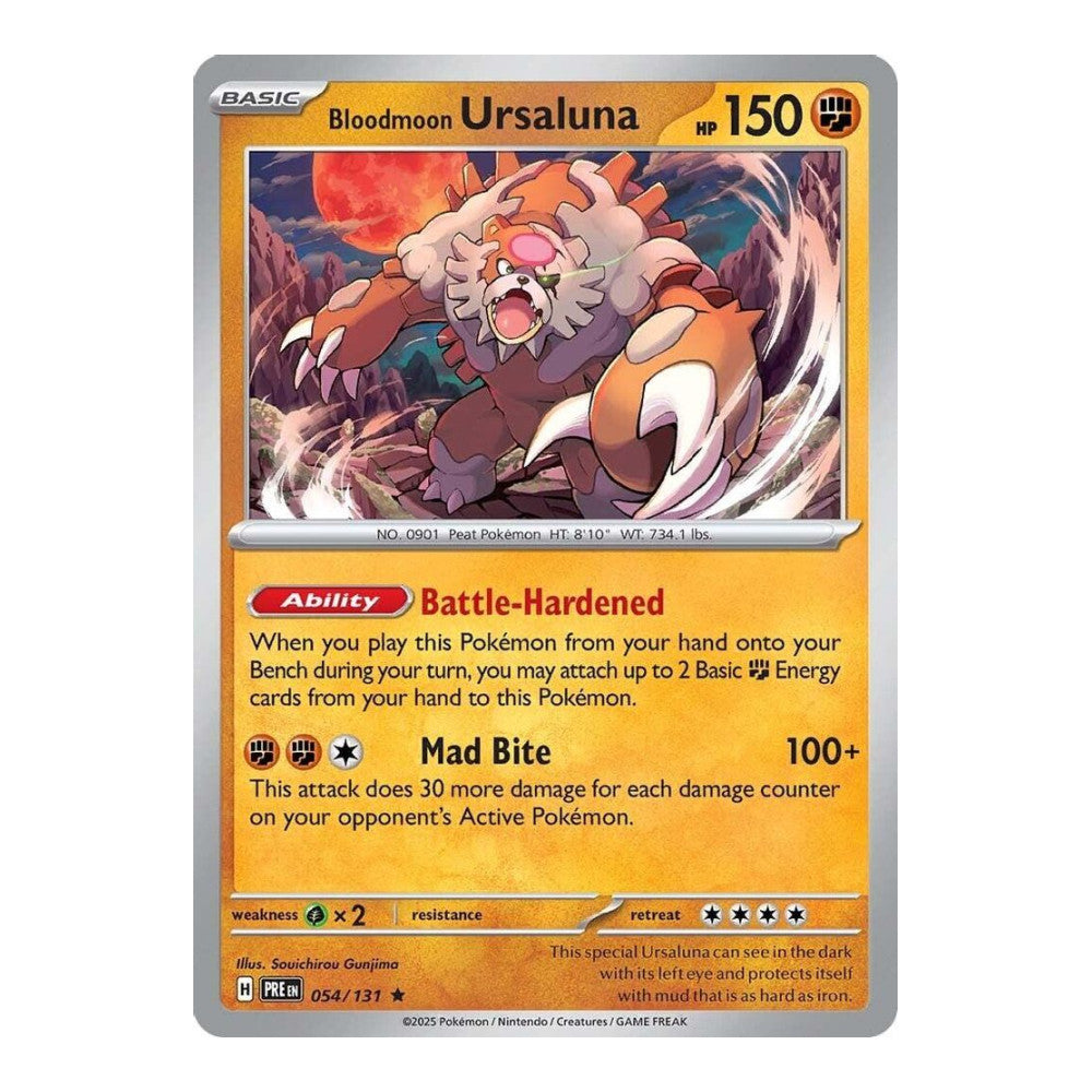 SV: Prismatic Evolutions (PRE) - Bloodmoon Ursaluna (#054/131) (Near Mint)