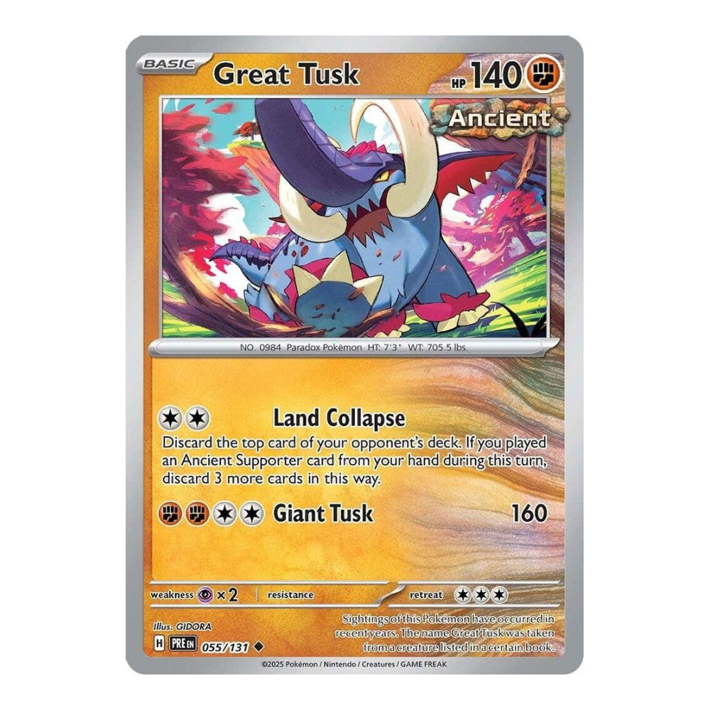 SV: Prismatic Evolutions (PRE) - Great Tusk (#055/131)