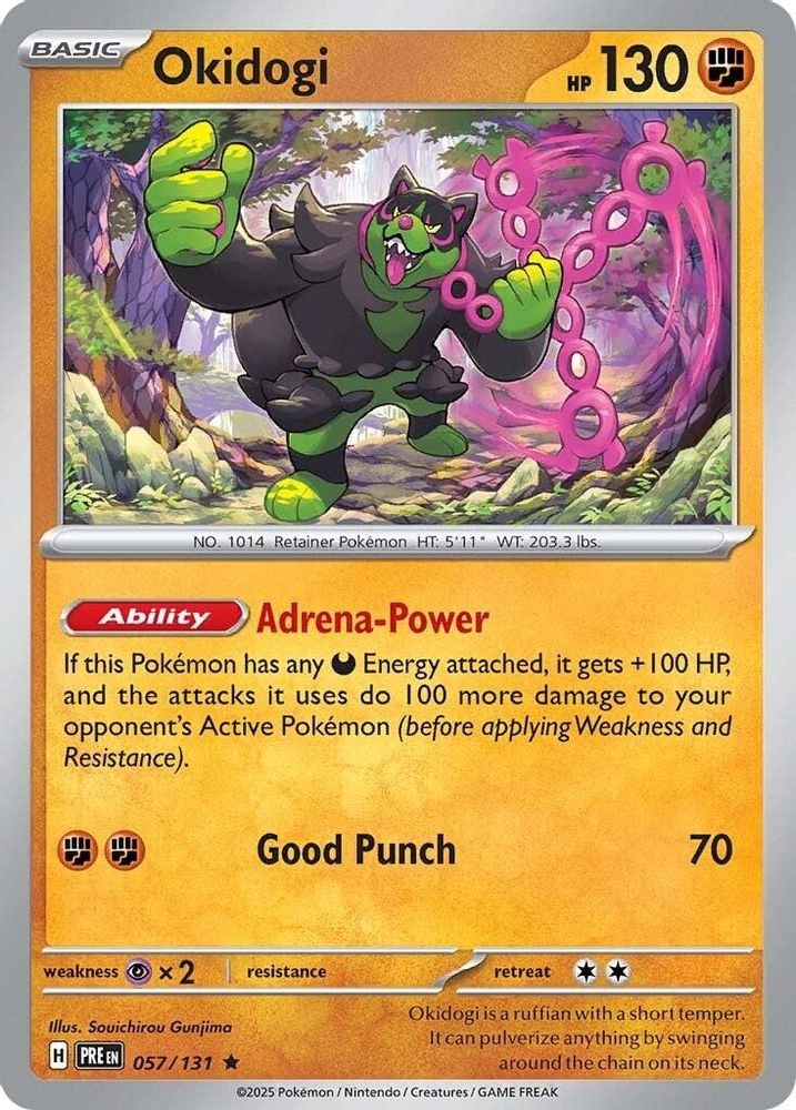 SV: Prismatic Evolutions (PRE) - Okidogi (#057/131, Rare) ()