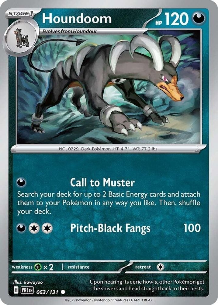 SV: Prismatic Evolutions (PRE) - Houndoom (#063/131, Common) ()