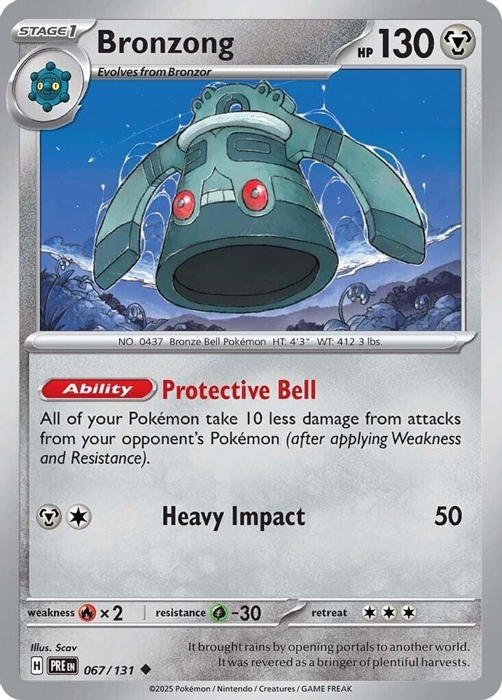 SV: Prismatic Evolutions (PRE) - Bronzong (#067/131, Uncommon) ()