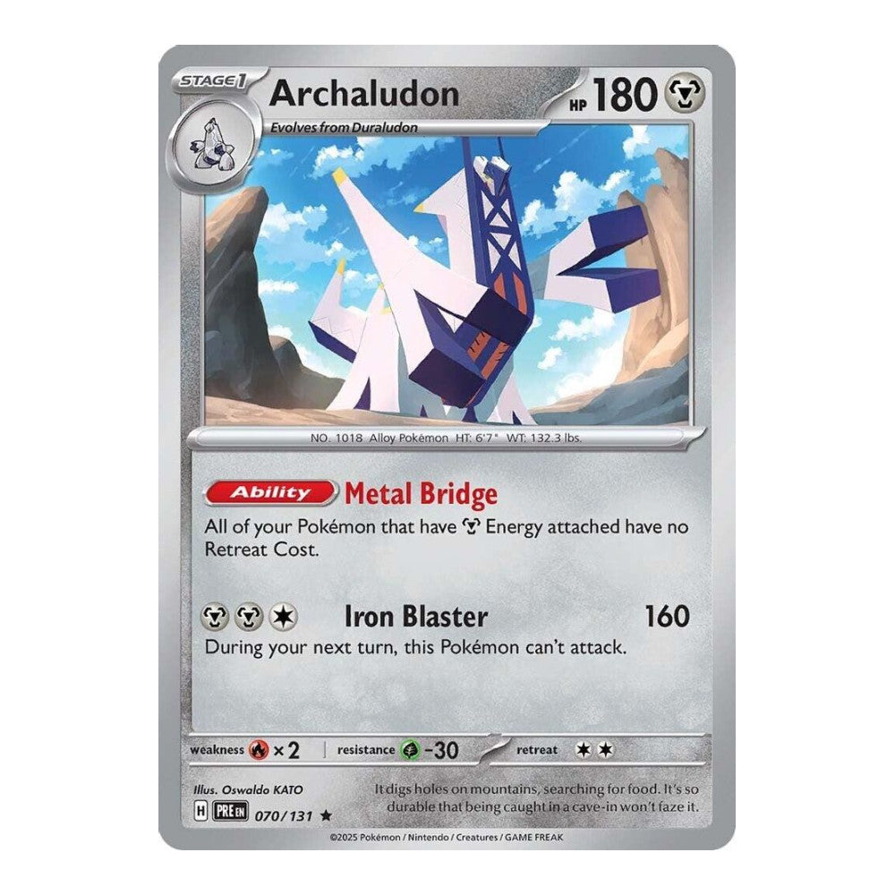 SV: Prismatic Evolutions (PRE) - Archaludon (#070/131) (Near Mint)