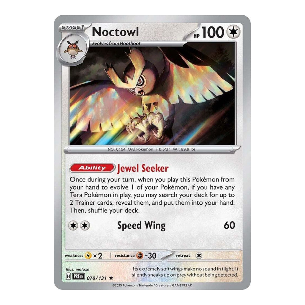 SV: Prismatic Evolutions (PRE) - Noctowl (#078/131) (Near Mint)