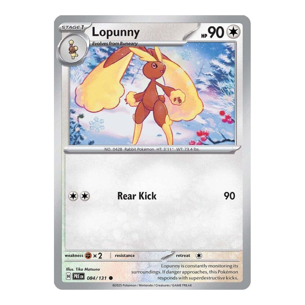 SV: Prismatic Evolutions (PRE) - Lopunny (#084/131) (Near Mint)