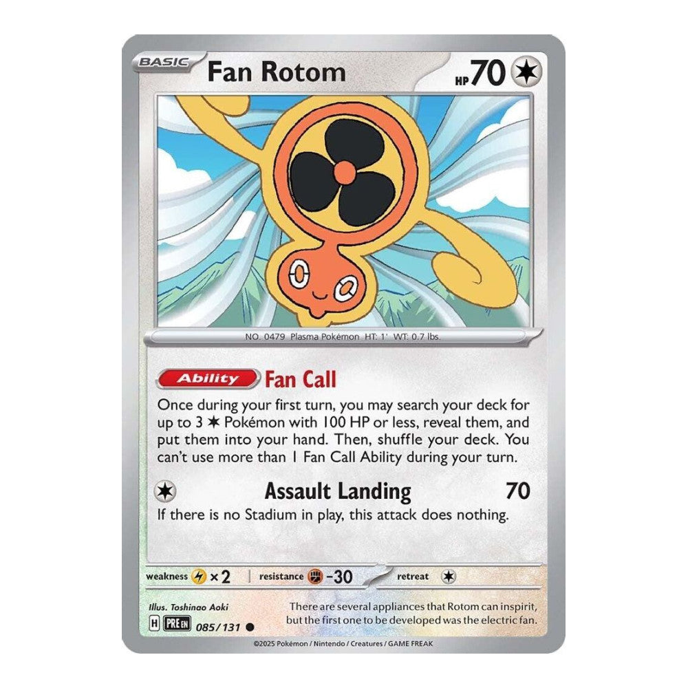 SV: Prismatic Evolutions (PRE) - Fan Rotom (#085/131) (Near Mint)