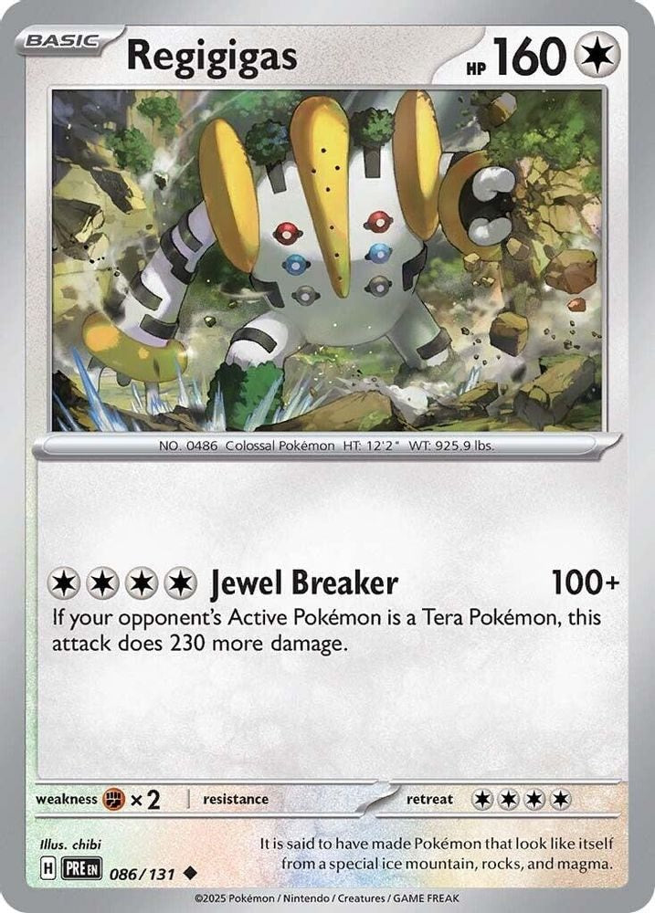 SV: Prismatic Evolutions (PRE) - Regigigas (#086/131, Uncommon) ()