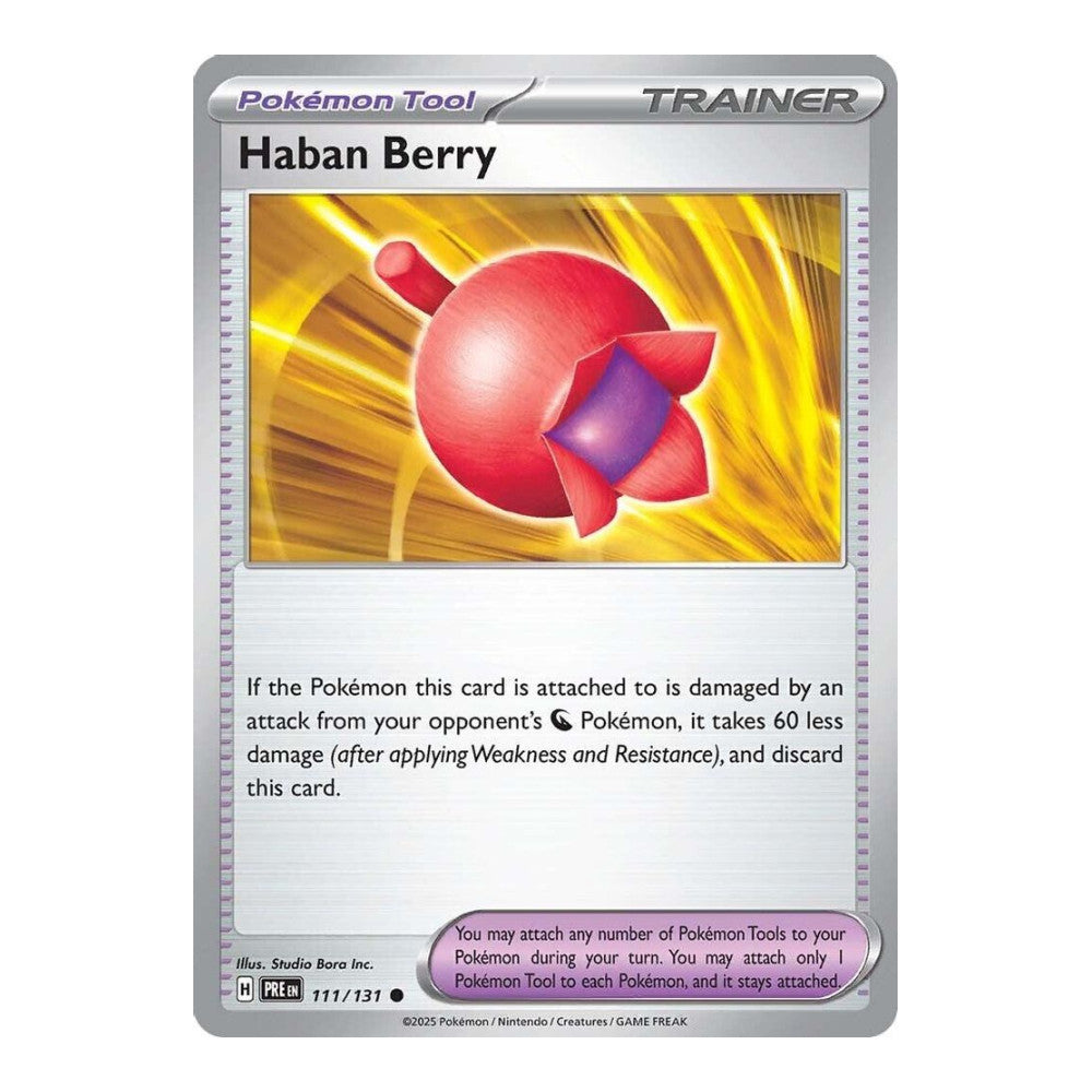 SV: Prismatic Evolutions (PRE) - Haban Berry (#111/131) (Near Mint)