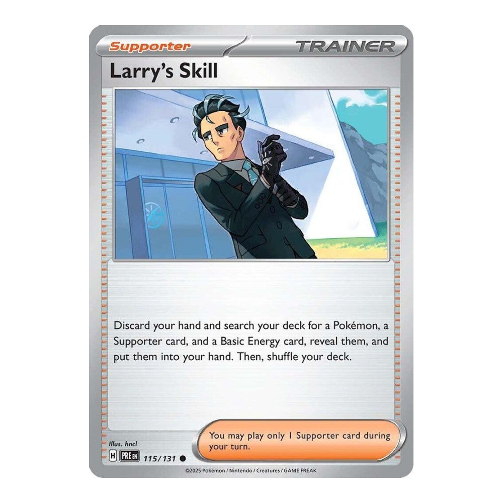 SV: Prismatic Evolutions (PRE) - Larrys Skill 115 131 (#115/131) (Near Mint)