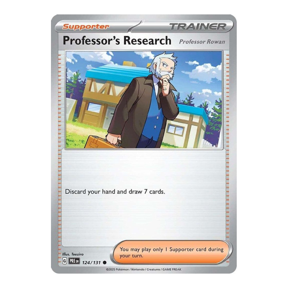 SV: Prismatic Evolutions (PRE) - Professors Research Professor Rowan (#124/131) (Near Mint)