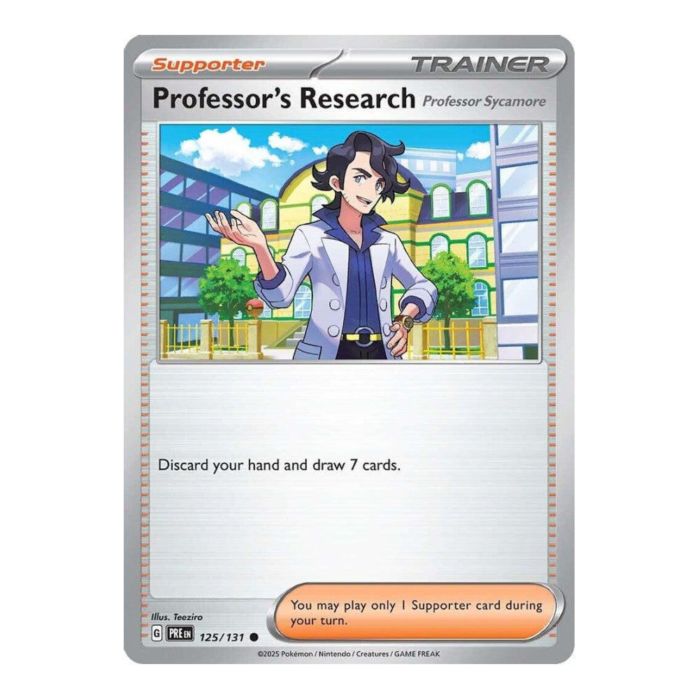 SV: Prismatic Evolutions (PRE) - Professors Research Professor Sycamore (#125/131) (Near Mint)