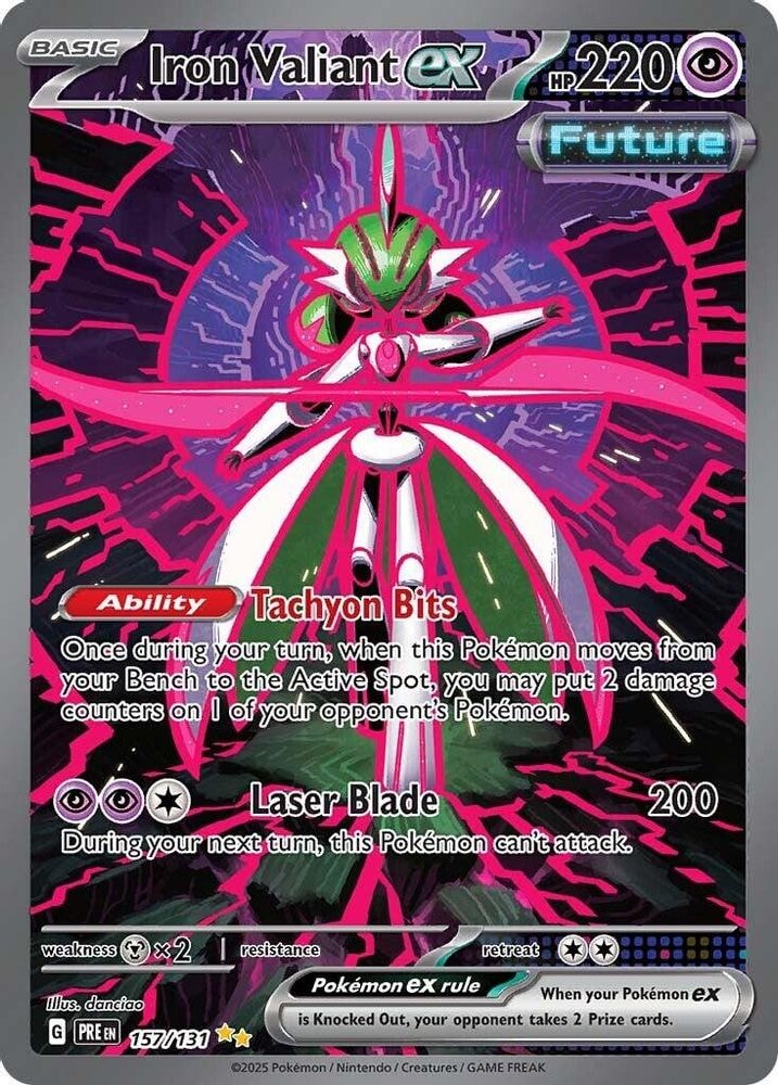 SV: Prismatic Evolutions (PRE) - Iron Valiant ex (#157/131, Special Illustration Rare) ()