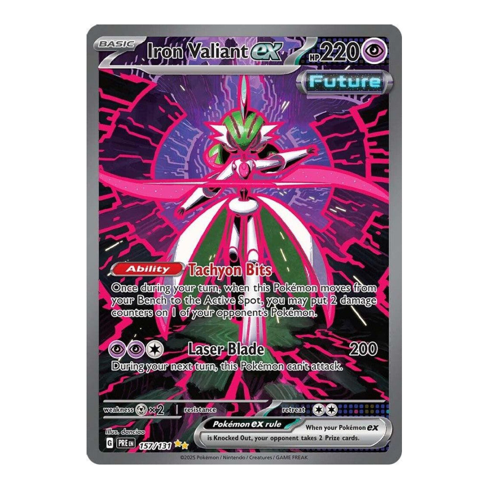 SV: Prismatic Evolutions (PRE) - Iron Valiant ex (#157/131) (Near Mint)