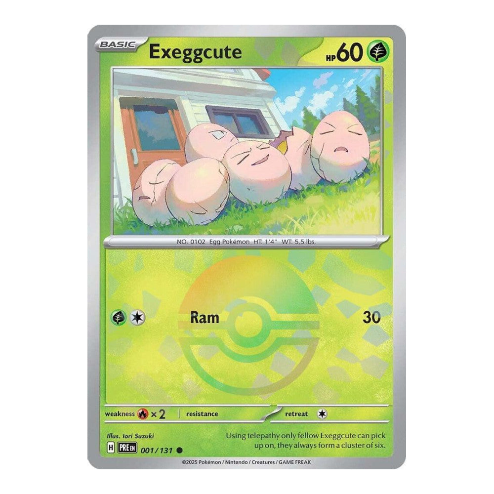 SV: Prismatic Evolutions (PRE) - Exeggcute (Poke Ball Pattern) (#001/131) (Near Mint)