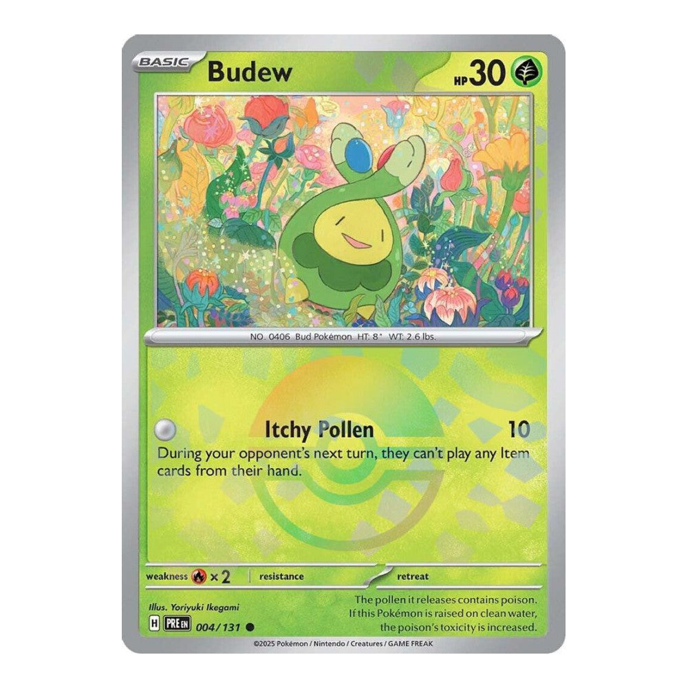 SV: Prismatic Evolutions (PRE) - Budew (Poke Ball Pattern) (#004/131) (Near Mint)