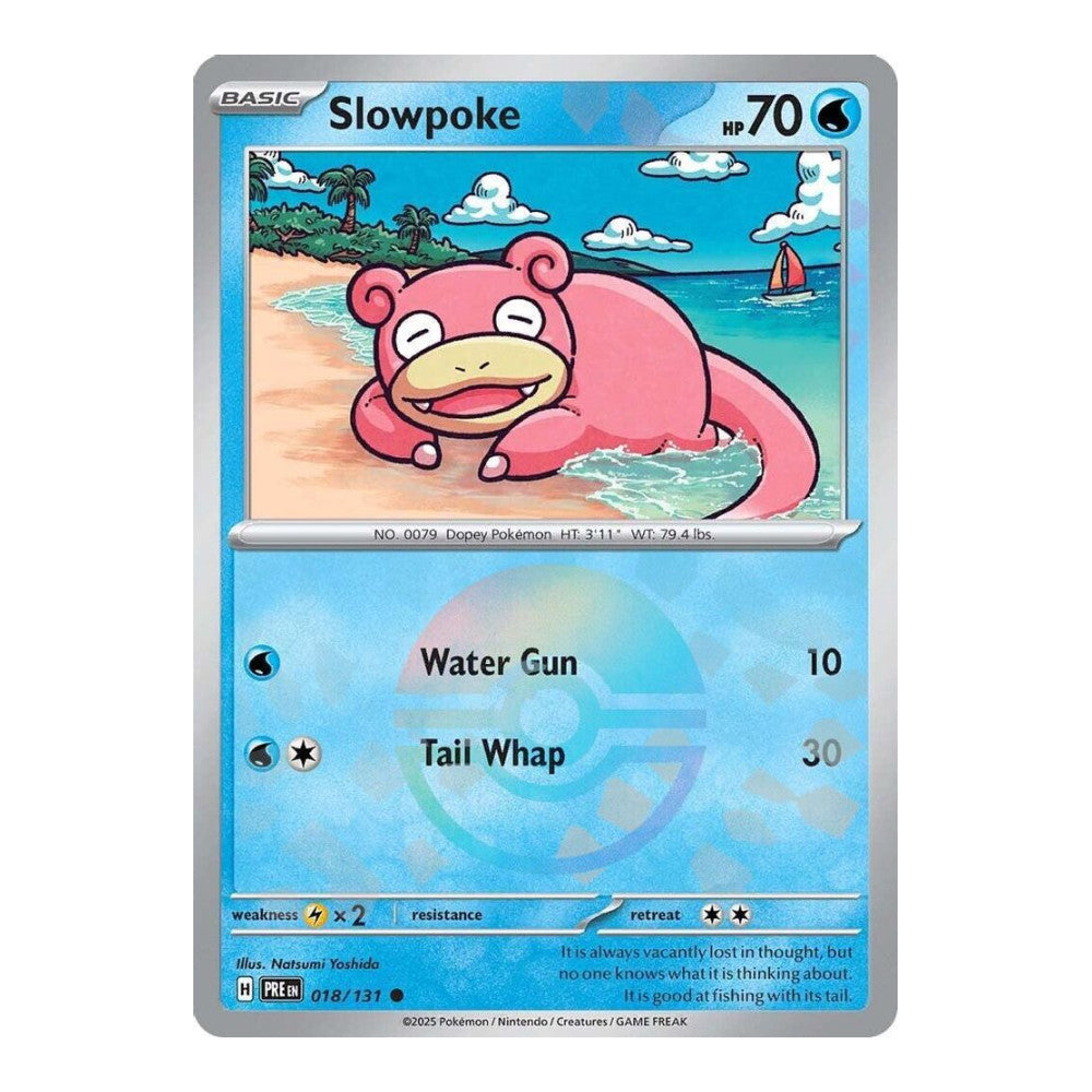SV: Prismatic Evolutions (PRE) - Slowpoke (Poke Ball Pattern) (#018/131) (Near Mint)