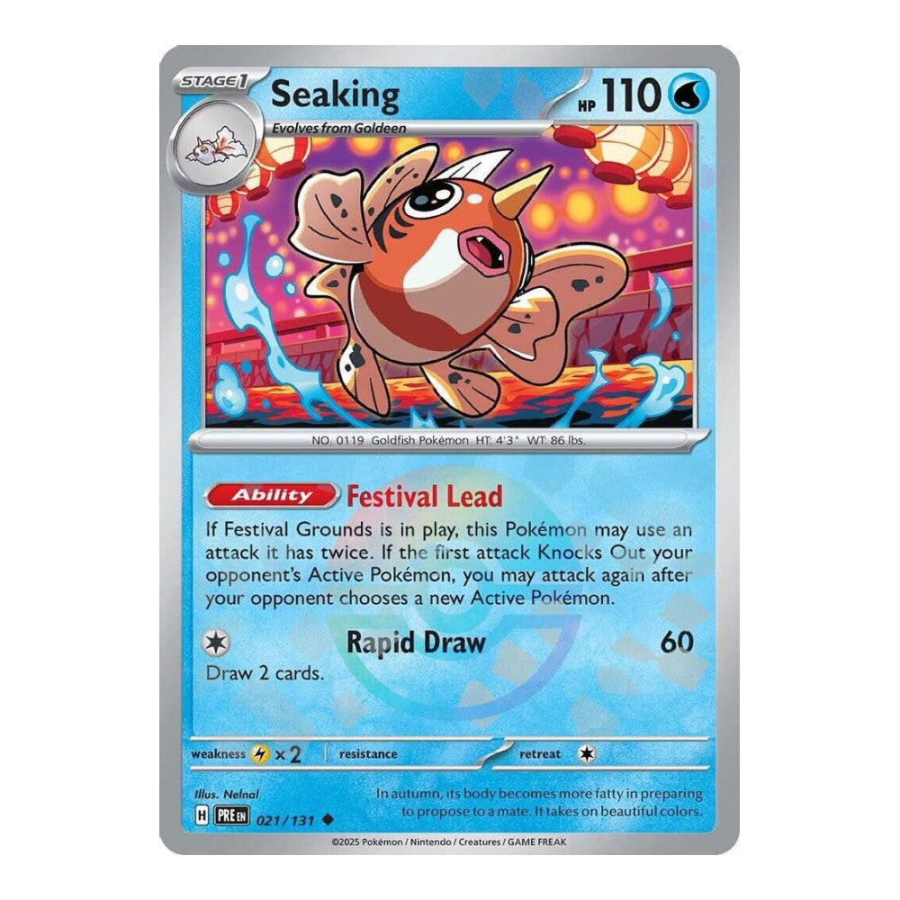 SV: Prismatic Evolutions (PRE) - Seaking (Poke Ball Pattern) (#021/131) (Near Mint)