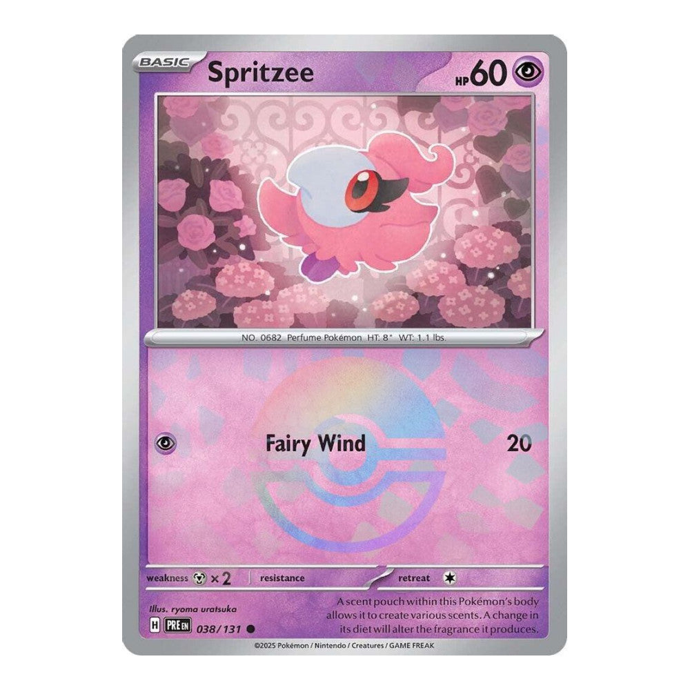 SV: Prismatic Evolutions (PRE) - Spritzee (Poke Ball Pattern) (#038/131) (Near Mint)