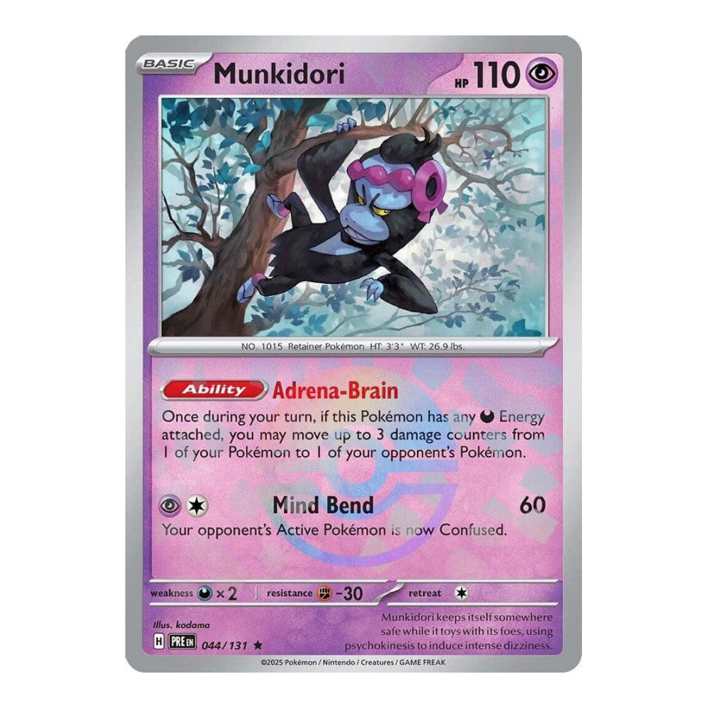 SV: Prismatic Evolutions (PRE) - Munkidori (Poke Ball Pattern) (#044/131) (Near Mint)