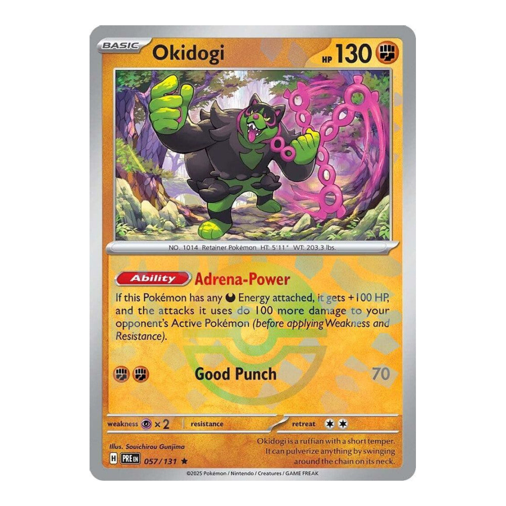 SV: Prismatic Evolutions (PRE) - Okidogi (Poke Ball Pattern) (#057/131) (Near Mint)