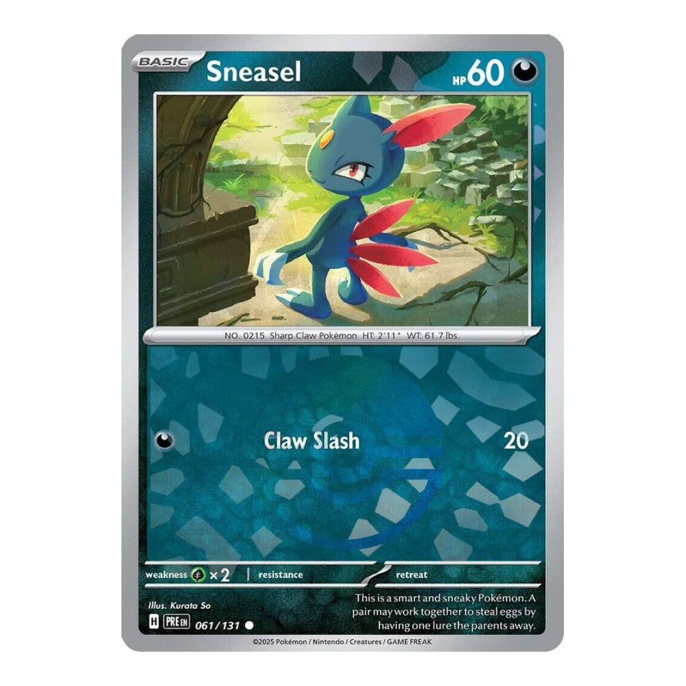 SV: Prismatic Evolutions (PRE) - Sneasel Poke Ball Pattern (#061/131) (Near Mint)