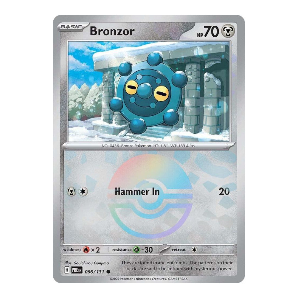SV: Prismatic Evolutions (PRE) - Bronzor (Poke Ball Pattern) (#066/131) (Near Mint)