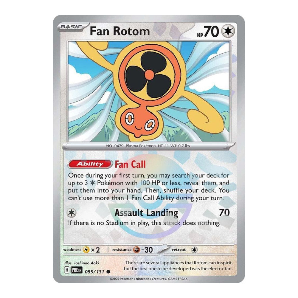 SV: Prismatic Evolutions (PRE) - Fan Rotom Poke Ball Pattern (#085/131) (Near Mint)