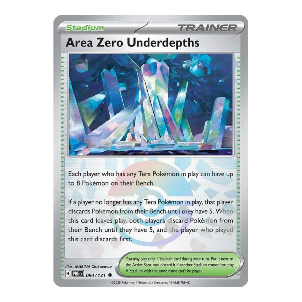 SV: Prismatic Evolutions (PRE) - Area Zero Underdepths (Poke Ball Pattern) (#094/131) (Near Mint)