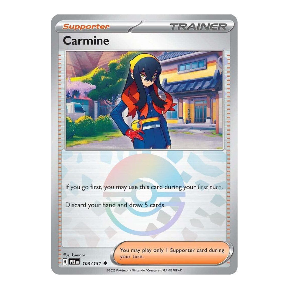 SV: Prismatic Evolutions (PRE) - Carmine Poke Ball Pattern (#103/131) (Near Mint)