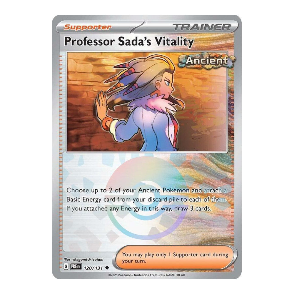 SV: Prismatic Evolutions (PRE) - Professor Sada's Vitality (Poke Ball Pattern) (#120/131) (Near Mint)