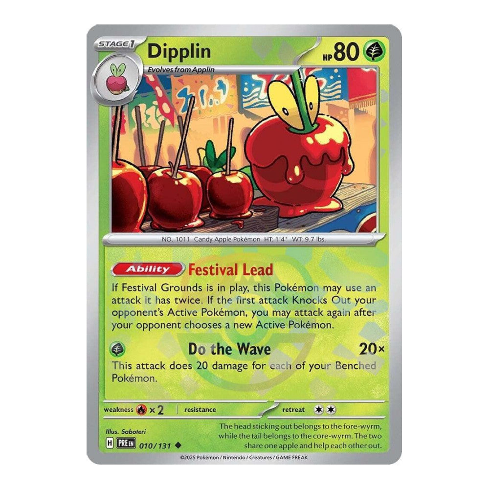 SV: Prismatic Evolutions (PRE) - Dipplin (Master Ball Pattern) (#010/131) (Near Mint)