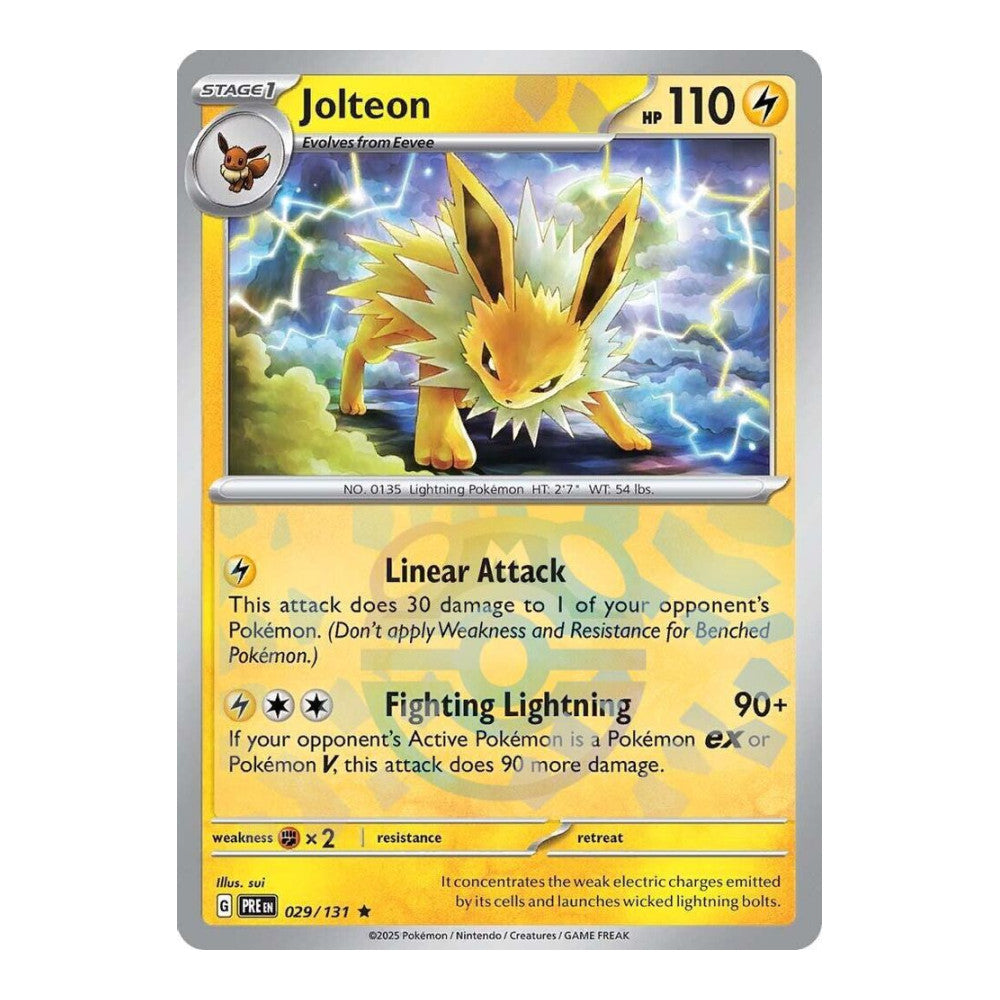 SV: Prismatic Evolutions (PRE) - Jolteon (Master Ball Pattern) (#029/131) (Near Mint)