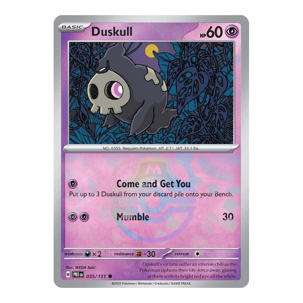 SV: Prismatic Evolutions (PRE) - Duskull (Master Ball Pattern) (#035/131) (Near Mint)