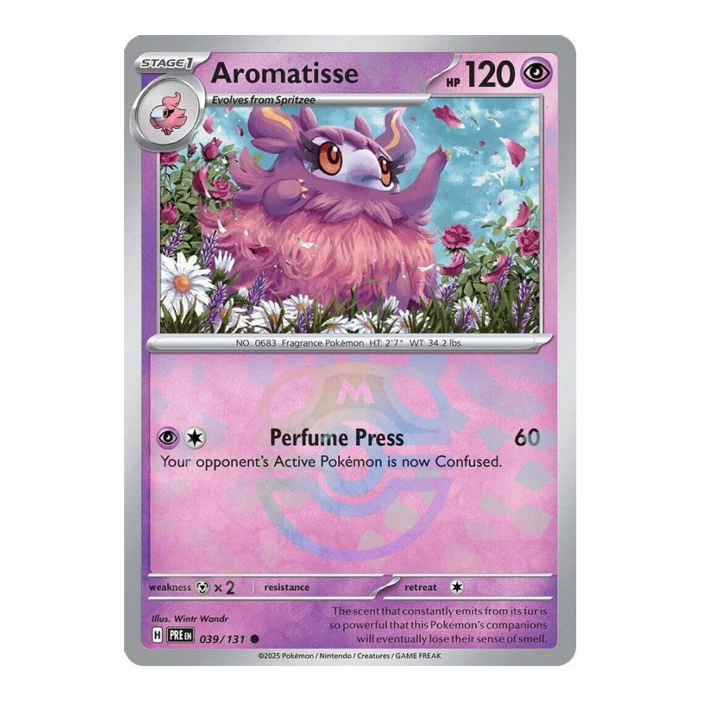 SV: Prismatic Evolutions (PRE) - Aromatisse (Master Ball Pattern) (#039/131) (Near Mint)