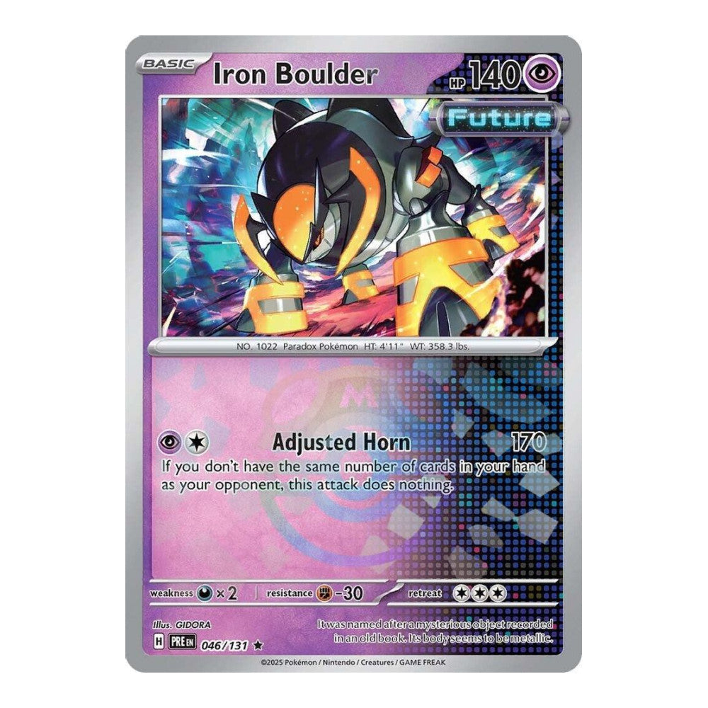 SV: Prismatic Evolutions (PRE) - Iron Boulder (Master Ball Pattern) (#046/131) (Near Mint)