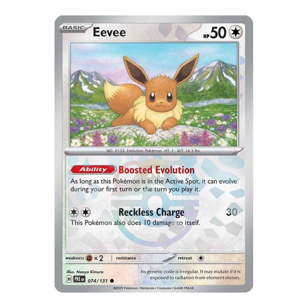 SV: Prismatic Evolutions (PRE) - Eevee (Master Ball Pattern) (#074/131) (Near Mint)
