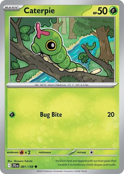 SV09: Journey Together (JTG) - Caterpie (#001/159, Common) ()