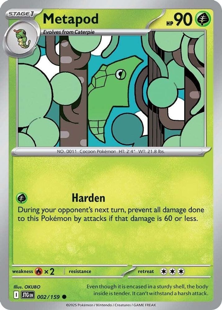 SV09: Journey Together (JTG) - Metapod (#002/159, Common) ()