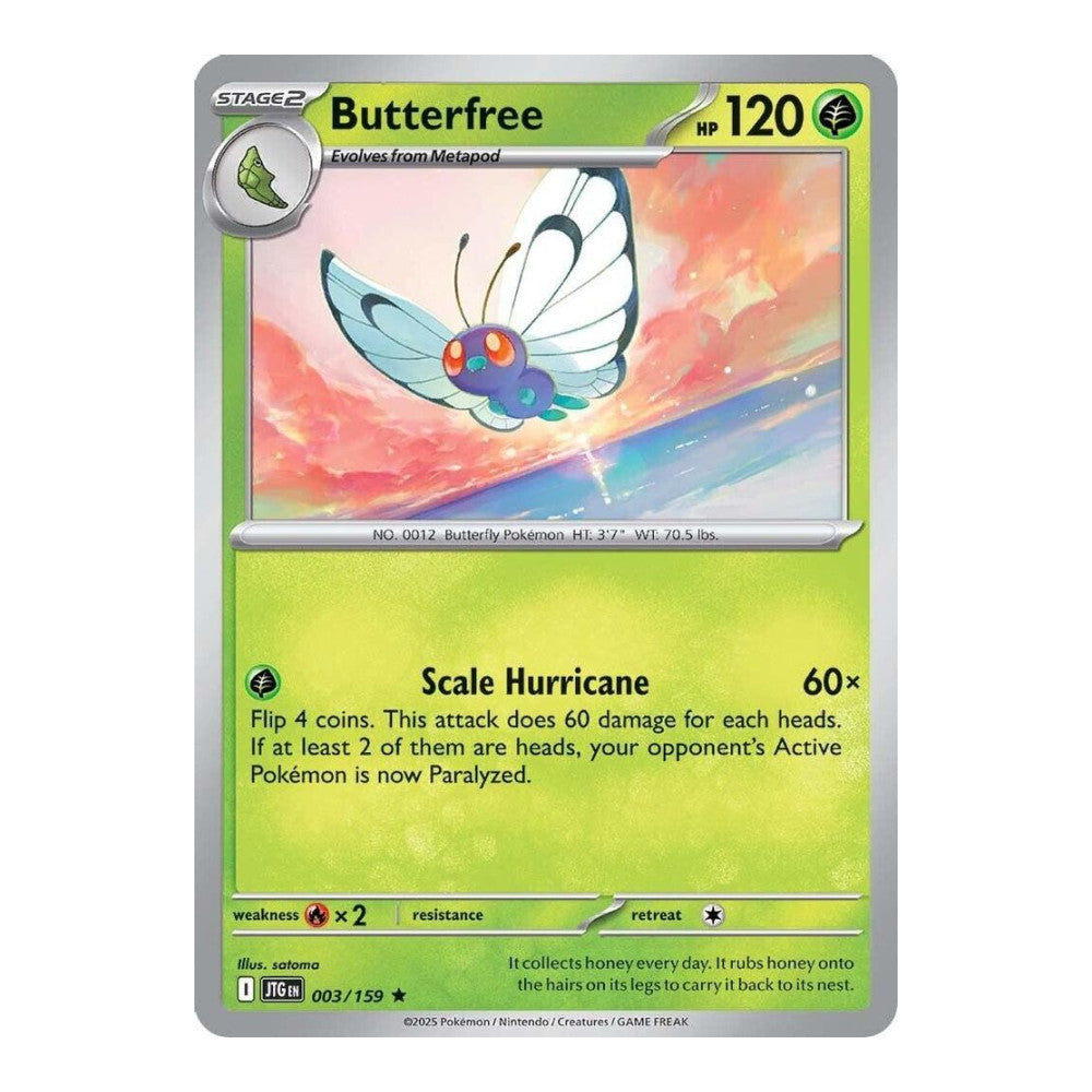 SV09: Journey Together (JTG) - Butterfree (#003/159) (Near Mint)