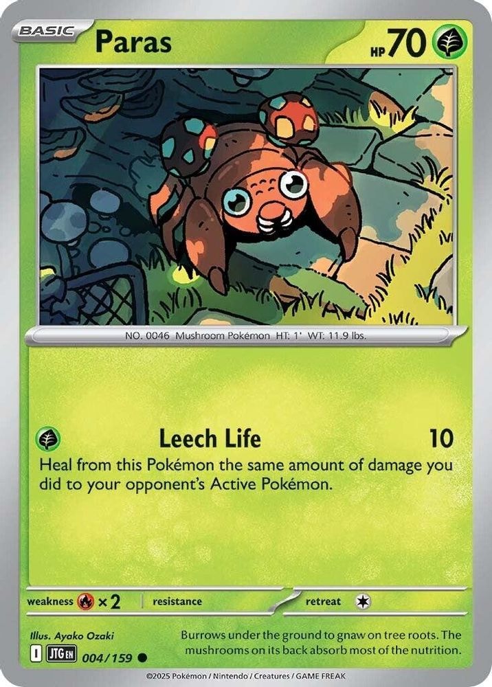 SV09: Journey Together (JTG) - Paras (#004/159, Common) ()
