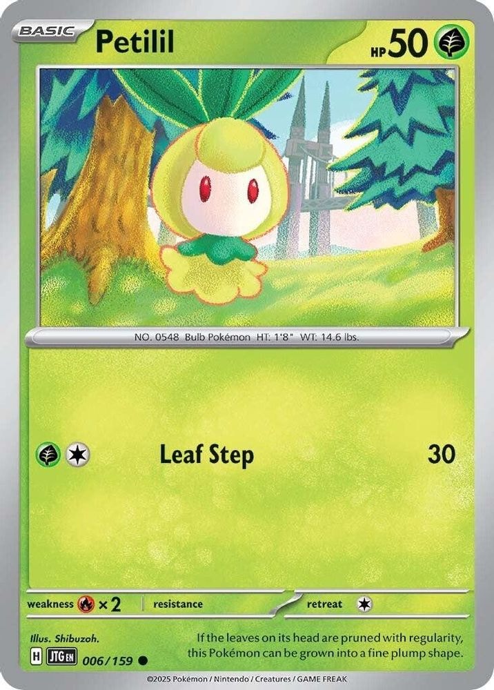 SV09: Journey Together (JTG) - Petilil (#006/159, Common) ()
